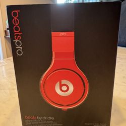 Beats Pro By Dr. Dre Lil Wayne Red/Black Edition Headphones