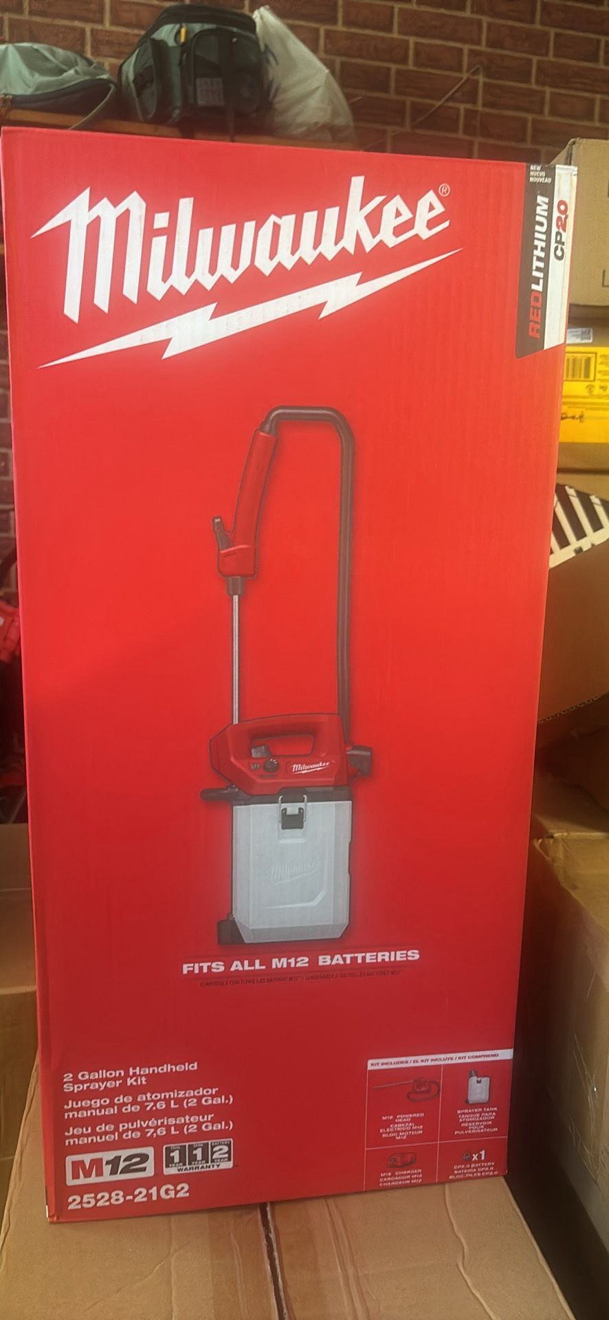 2528-21 Sprayer Gallón Kit Milwaukee