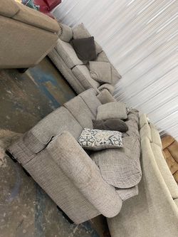 Fabric sofa & loveseat