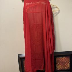 Red Dance Veil – $50