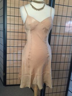 Gold sleep dress