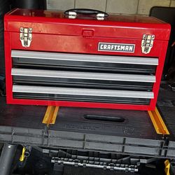 Craftsman Tool Box 3 Drawer Plus Top Section