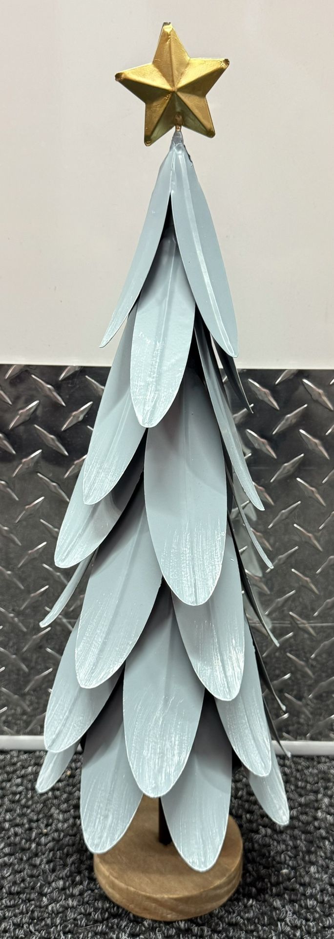 Tabletop Steel Christmas Tree Decor