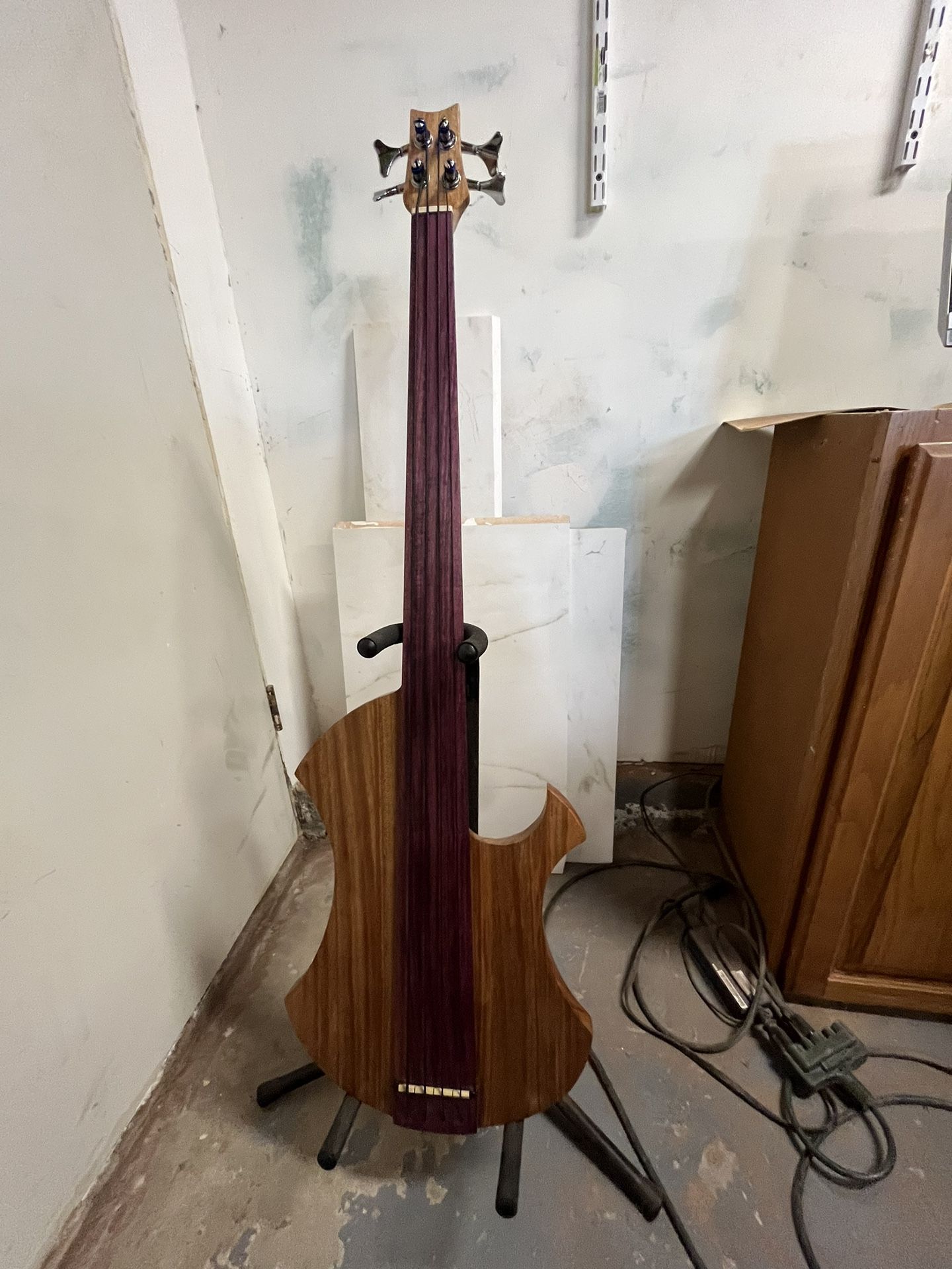 Infinity Fret Fretless Bass by seanyoungerguitars