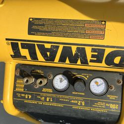 Dewalt  compressor  price is firm