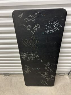 Wrestling autograph signed table WWE WWF AEW TNA
