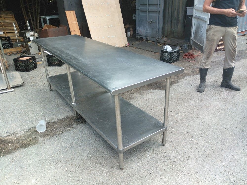 Stainless Steel Table 30x96 ALL STAINLESS