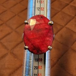 925 Ruby Ring