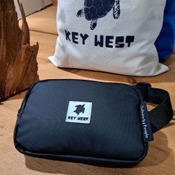 Key West Turtle Belt Bag / Fanny Pack – Water-Repellent, Adjustable Strap
