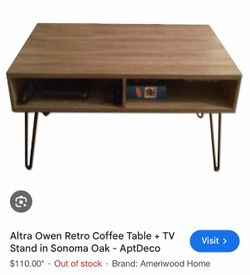 New in box - Altra tv stand