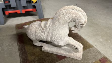 Stone Horse Sculpture