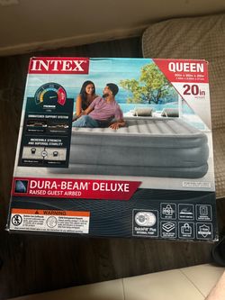 Intex Dura-Beam Deluxe Queen Raised Airbed