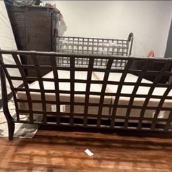 Iron Wrought King Bed Frame