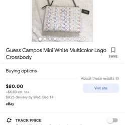 Guess Crossbody Multi Color Purse