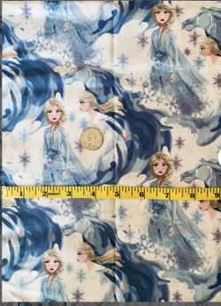 123 Bundles of Frozen 2. Elsa, Anna, and Olaf. Fat Quarters. 18”X21”