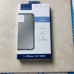 Insignia™ - Hard-Shell Phone Case for iPhone® 12 mini - Smokey Color NEW SEALE