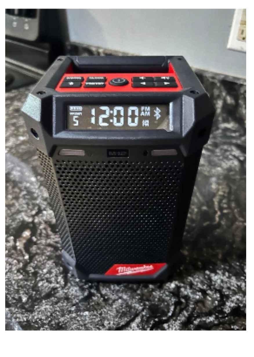 Milwaukee M12 12 Volt Lithium-Ion Compact Worksite Radio- Like New
