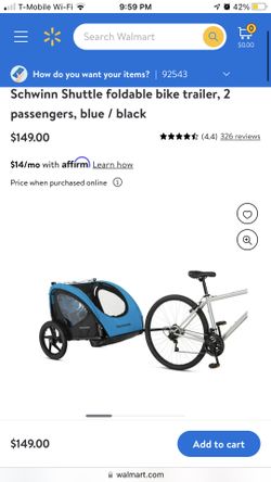 Schwinn Baby Trailer Used $50 