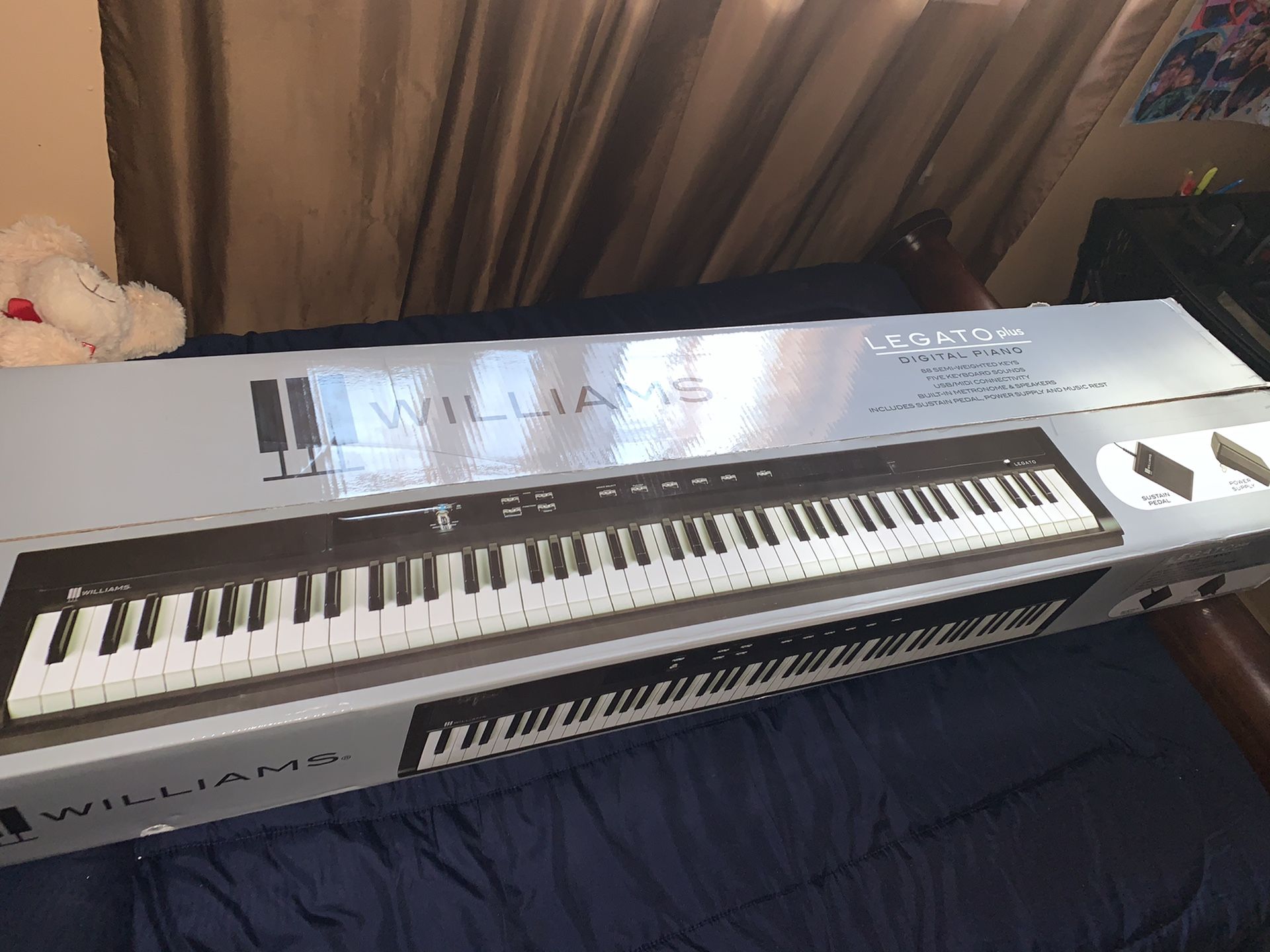 Williams legato plus digital piano / audio-technica ath-m20x