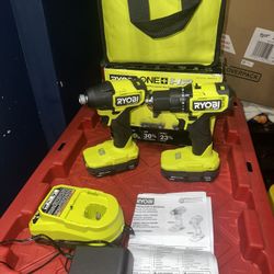 ONE+ HP 18V Brushless Cordless Compact 1/2 in. Drill and Impact Driver Kit with (2) 1.5 Ah Batteries, Charger and Bag