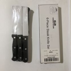 6- PIECE STEAK KNIFE SET, 3 Available