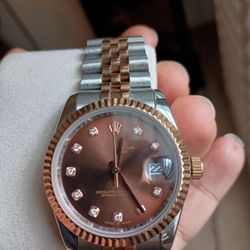 Rose Gold Luxury Watch 