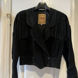 Jacket Fringe Suede