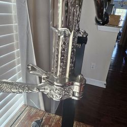 Rogar Champion 1897 Tabletop Wine Corkscrew Opener Pewter Granite