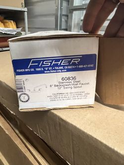 Fisher 8” Sink Backsplash Wall Faucet