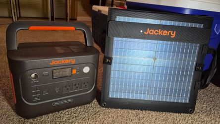 ⚡ Jackery Explorer 1000 v2 + 100W Solar Panel ☀️ Like New | Emergency Backup Power