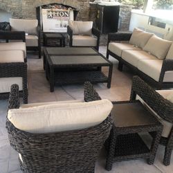 Outdoor Wicker Patio Furniture Set 