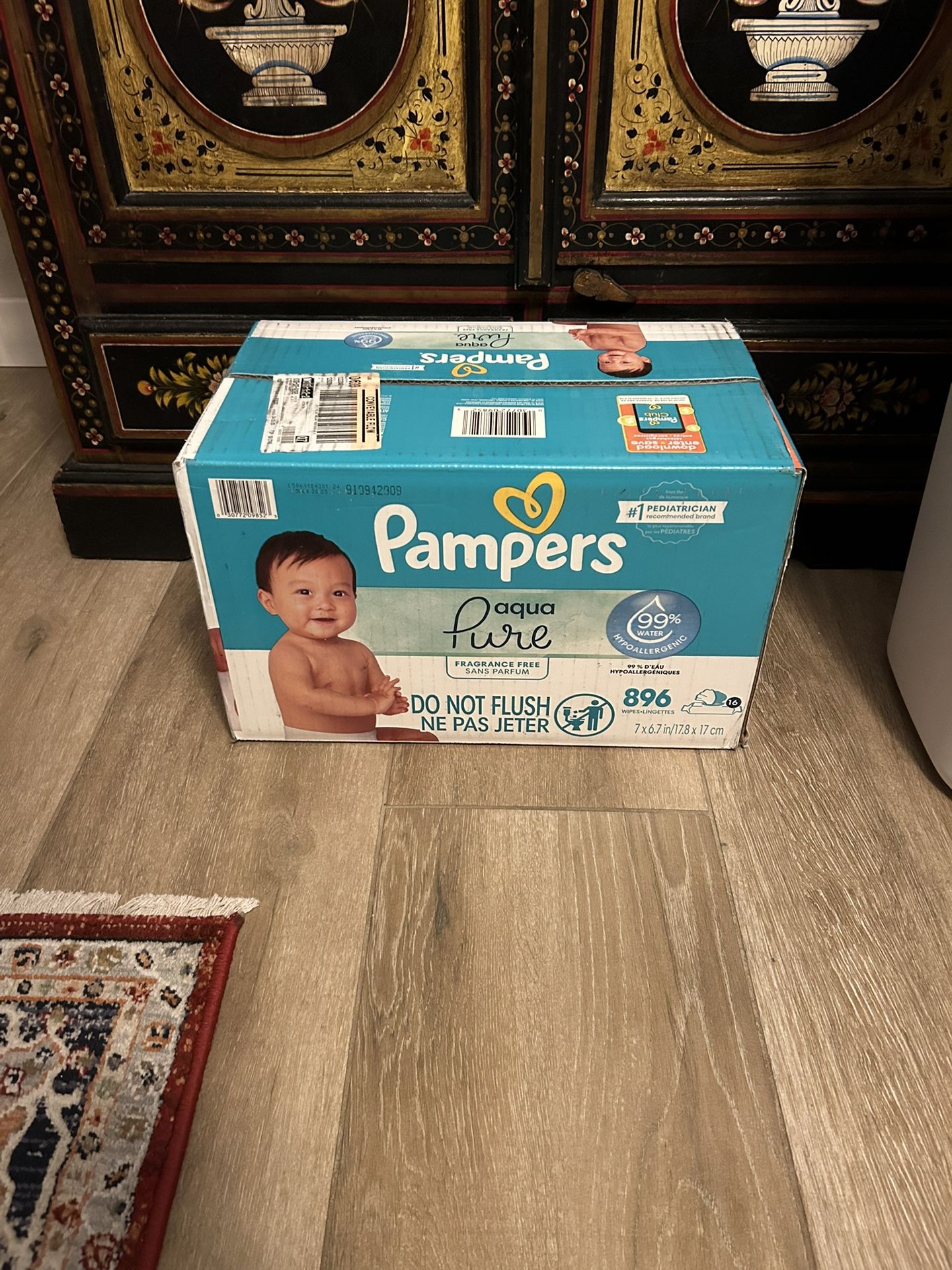 Pampers Aqua Pure 896 Count 