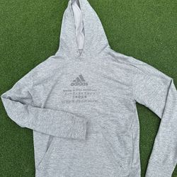 Adidas Hoodie Size Small Grey 