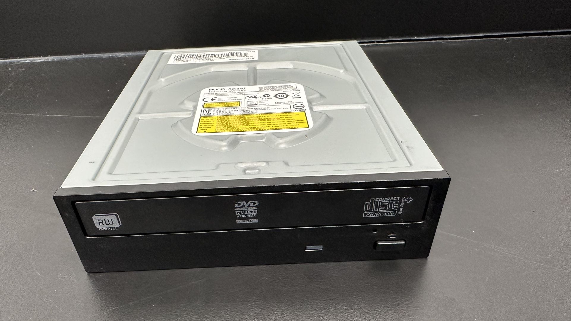 Panasonic Black DVD/CD Rewritable Drive SW840 DVD Multi Recorder CD RW DVD+ DL