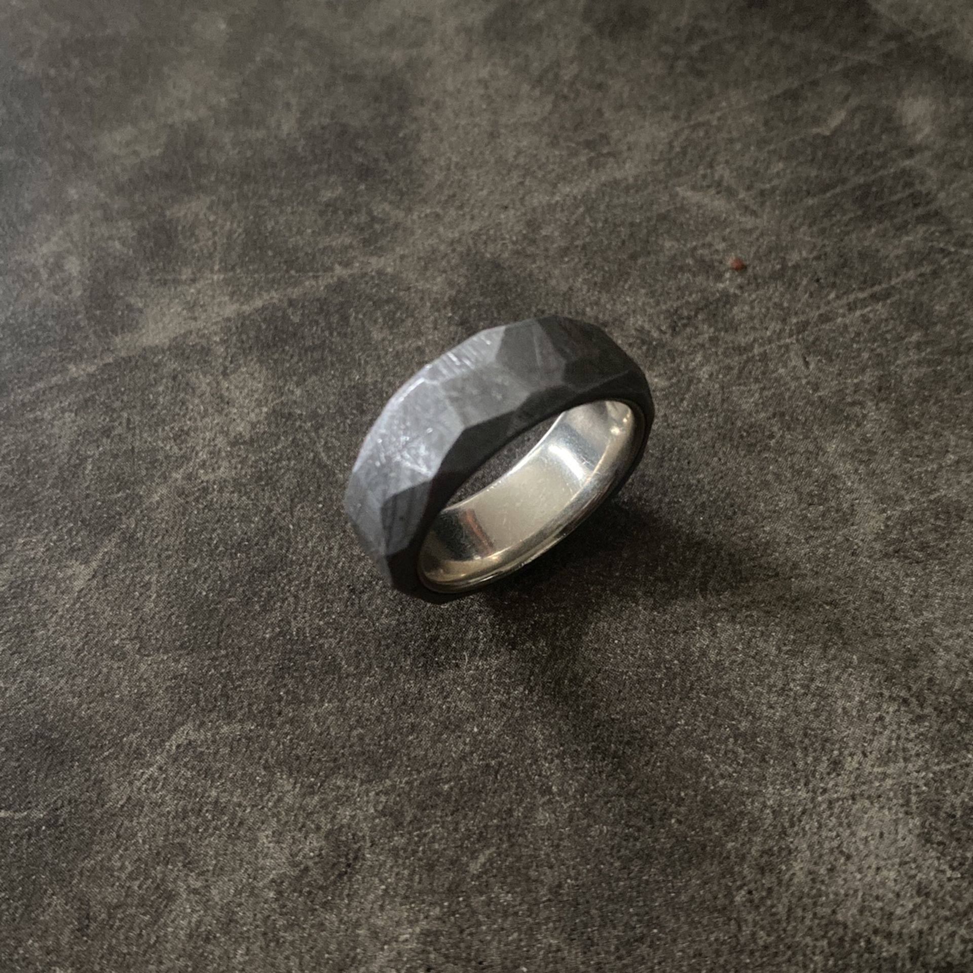 Meteorite Gold Ring