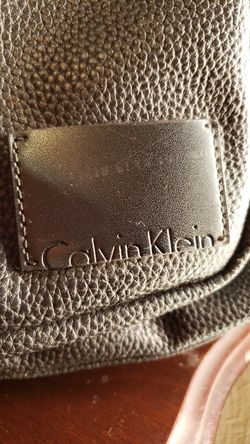 Calvin Klein leather backpack