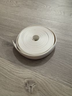 White vinyl trim