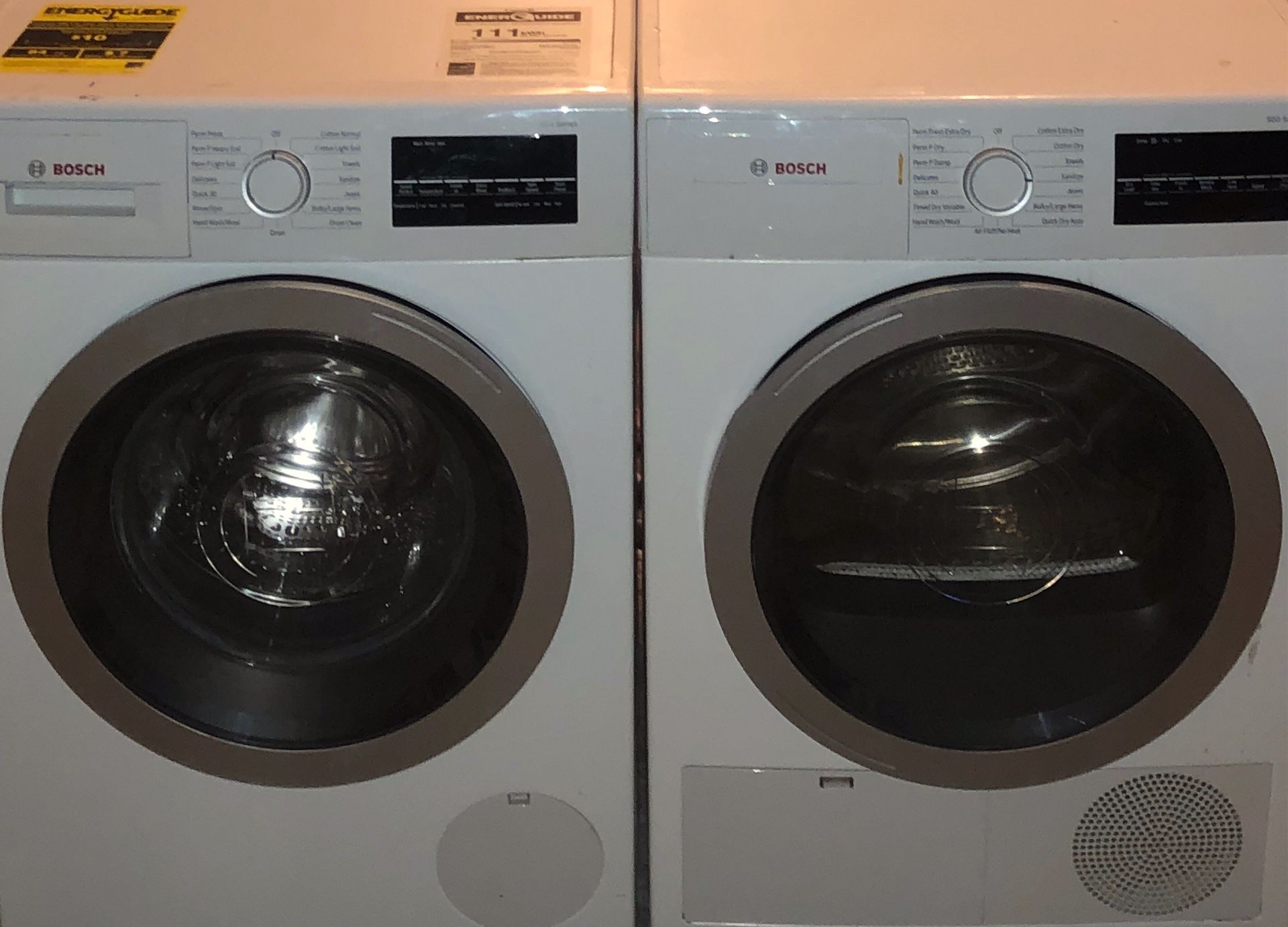 Bosch 500 Series Washer & Dryer