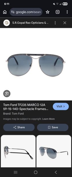 Tom Ford Martine Tf147 Sunglasses 