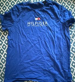 Blue Tommy Hilfiger shirt