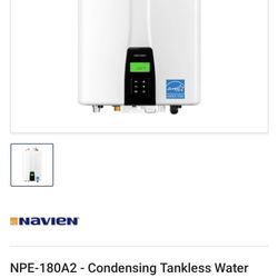 NAVIEN NPE-180A2 - Condensing Tankless Water Heater 