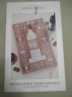 Drinkopoly Wine Edition Party Game