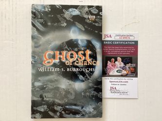 Signed William S. Burroughs Ghost Of Chance JSA Authentication 1st Edition High Risk Books