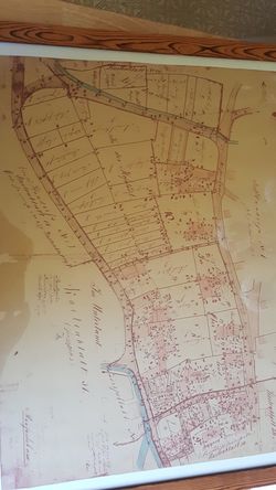Large old german map