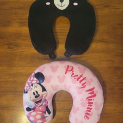 2 Small Travel Boppy Pillows 