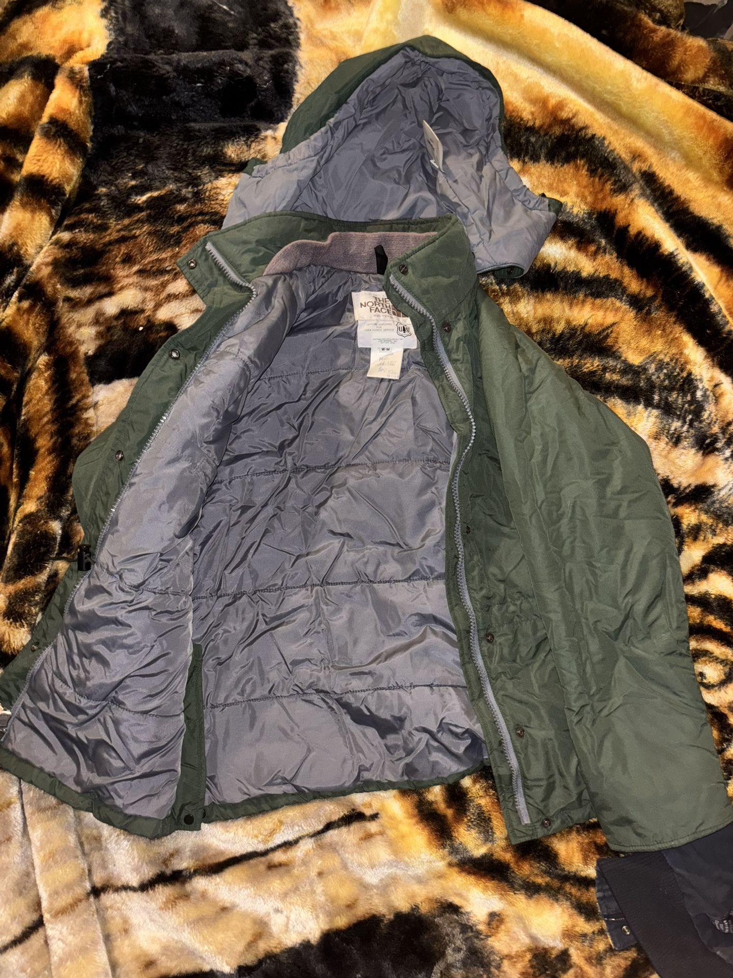 The North Face Green Puffer Jacket