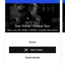 Don Toliver LA 6/27 tickets