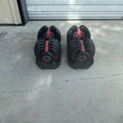 Bowflex Select Tech 552 Adjustable Pair. Dumbbells $350