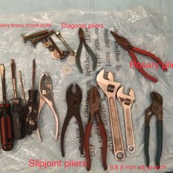 Screwdrivers, Wrenches & Pliers