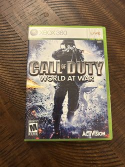 Call Of Duty World At War XBOX 360